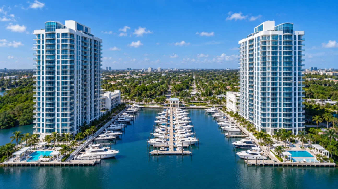 Marina Palms Yacht Club & Residences, a residential building in North Miami Beach, Florida