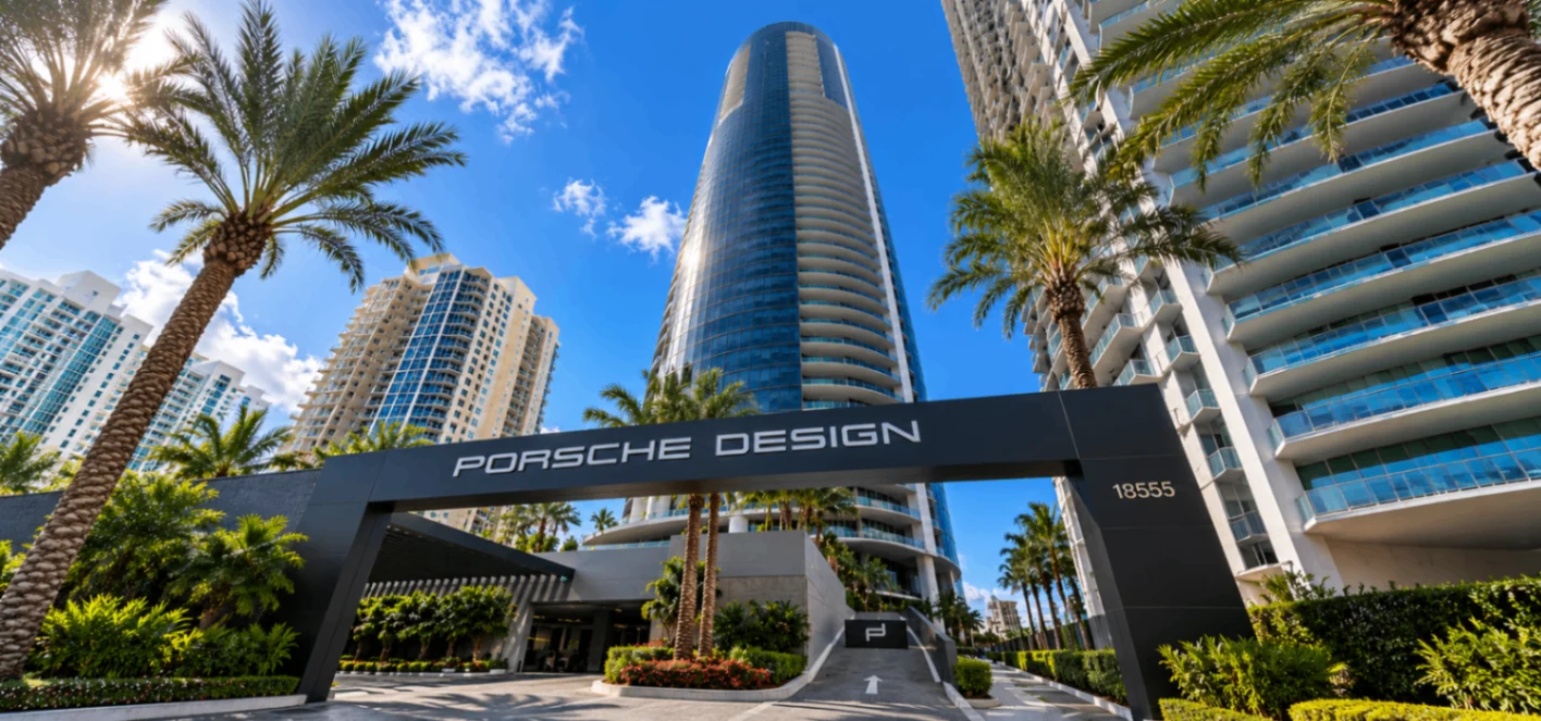 Porsche Design Tower, a residential building in Sunny Isles Beach, Florida